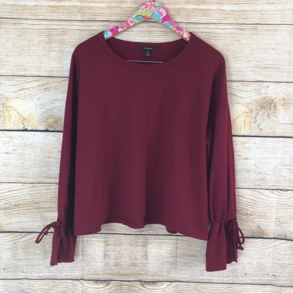 Halogen tie sleeve sweater size M // 0249